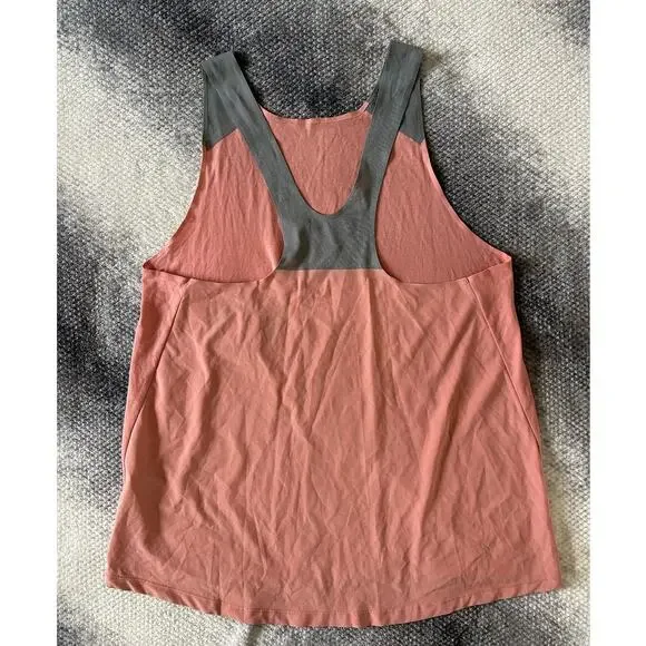 Nike Dri Fit Breathe Racerback Training Pink Gray Tank Women Size Medium NWT - Picture 3 of 13